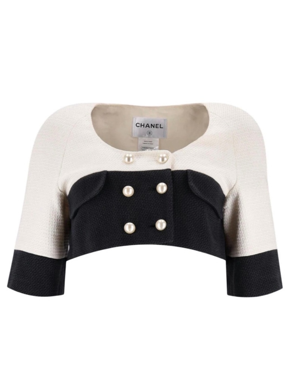 Chanel Tweed Cropped Jacket Bolero Karl Lagerfeld 2013 Runway